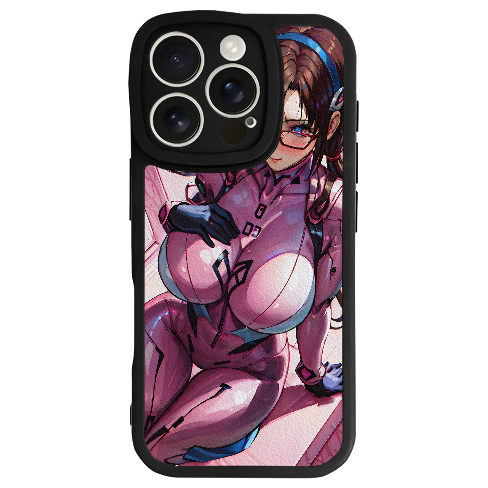 （画像用） EVA 新世紀エヴァンゲリオン 【iPhone 16シリーズ対応】シリコンスマホケース（レザー調） 材質：シリコン